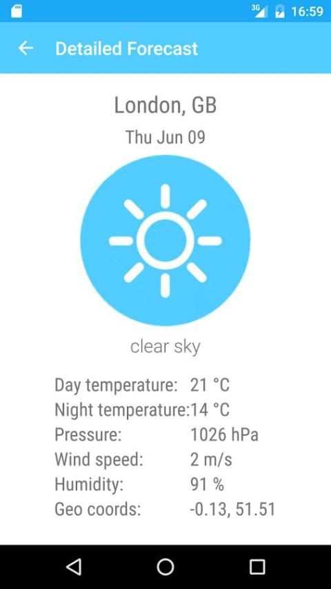 Weather Forecast скриншот 2