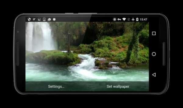 Water Fall HD Wallpaper Live screenshot 1