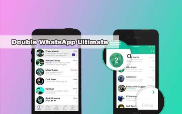 Dual whatsapp™ messenger 2017 1 تصوير الشاشة