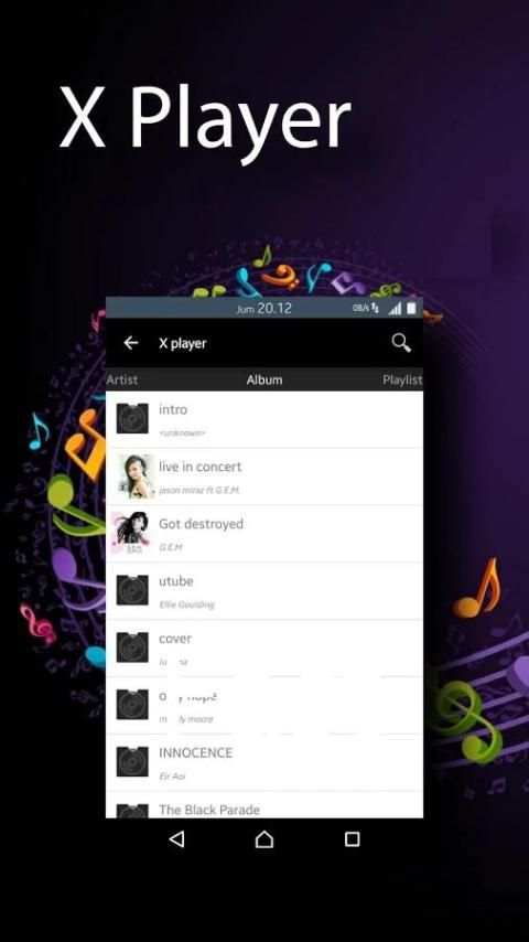 X Player 1 تصوير الشاشة
