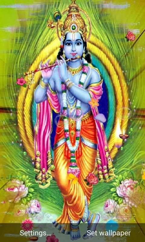 Krishna Live Wallpaper screenshot 1