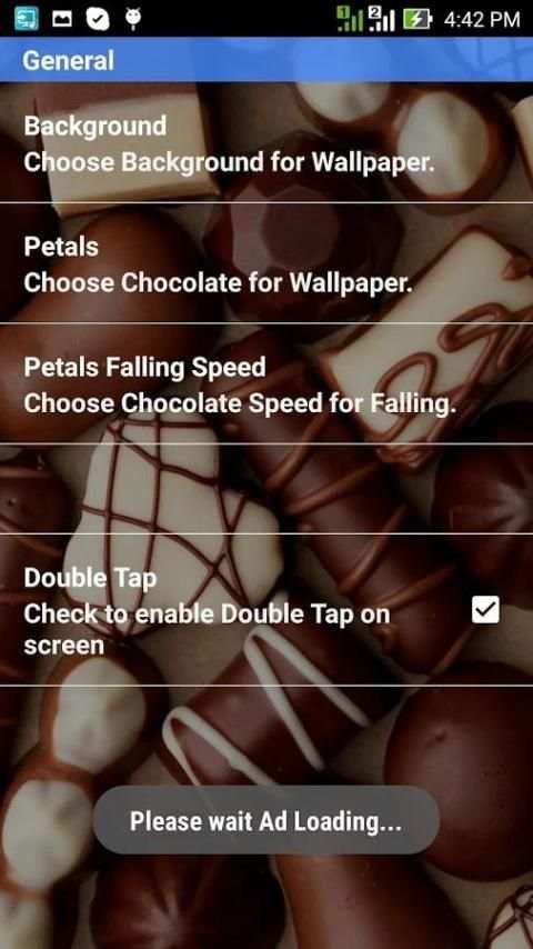3D Chocolate Live Wallpaper स्क्रीनशॉट 2