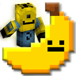 Craft Pixel Mini Banana Hero أيقونة