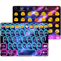 ikon Neon Night Messages Theme