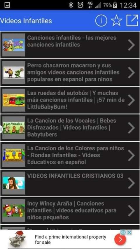 Videos Infantiles screenshot 4