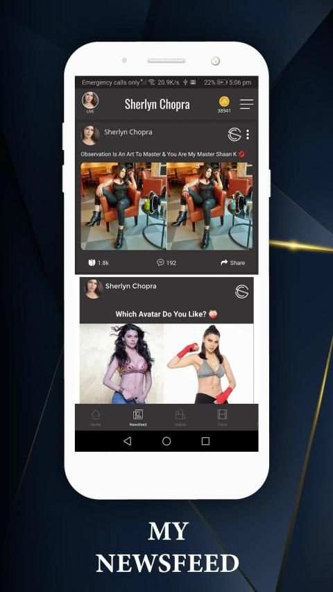 Sherlyn Chopra Official App स्क्रीनशॉट 3