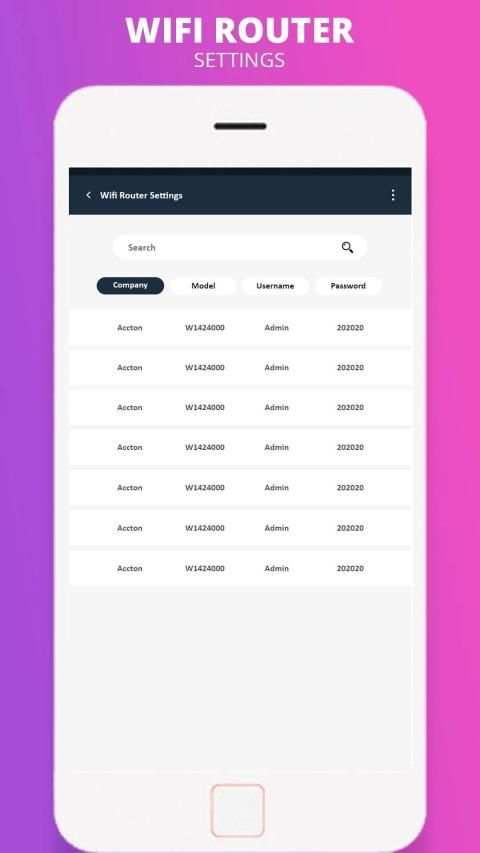 All Wifi Router Settings 1 تصوير الشاشة