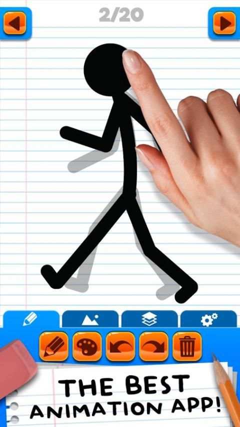 Stickman Animation Maker स्क्रीनशॉट 3