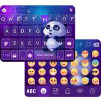 Panda Night Emoji iKeyboard