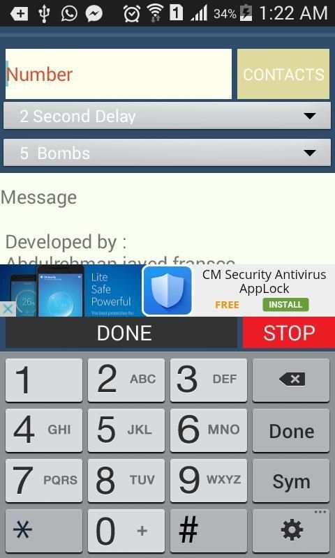 SMS Bomber screenshot 2