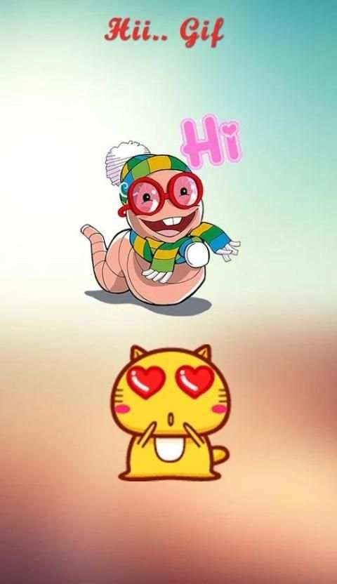 Funny Gif Stickers For Chat स्क्रीनशॉट 2
