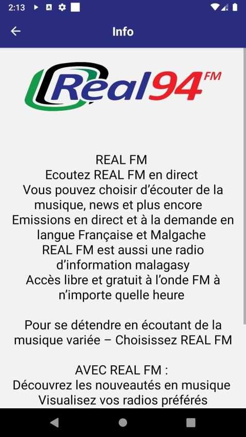 Real FM screenshot 1