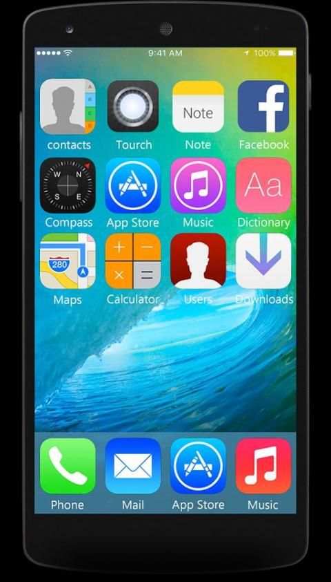 OS 9 Launcher QHD 3 تصوير الشاشة