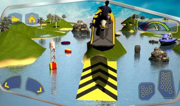 Jet Ski Driving Simulator 3D स्क्रीनशॉट 2