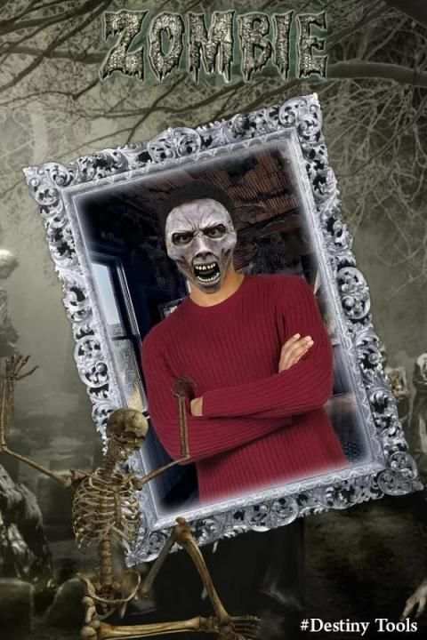 Zombie Photo Frame स्क्रीनशॉट 1