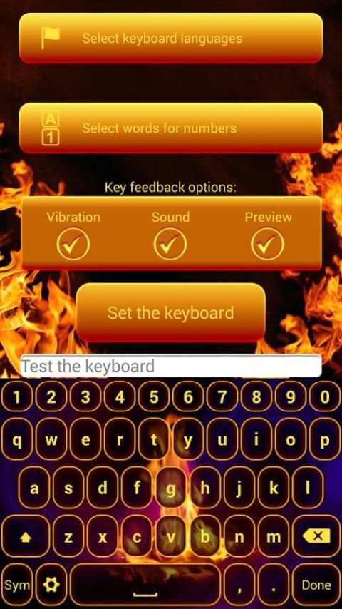 Api Jiwa Keyboard yang Tema screenshot 6