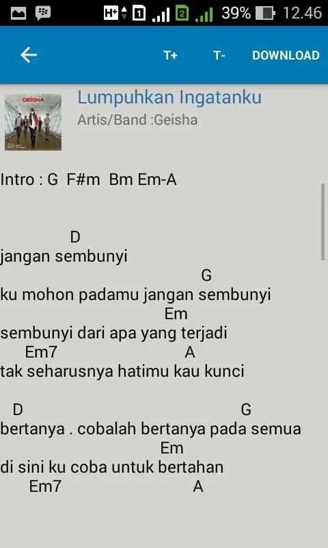 Trending Musik Lirik&chord screenshot 3