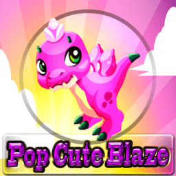 Dragon Pop Cute Blaze أيقونة