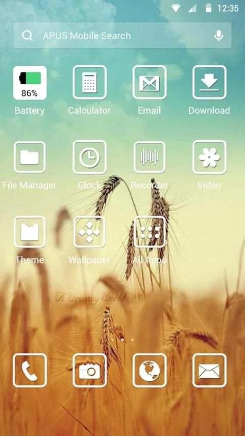 Dream world theme for APUS screenshot 2