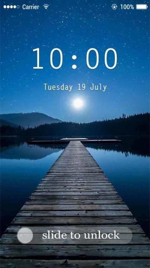 AppLock Tema Moonlight screenshot 1