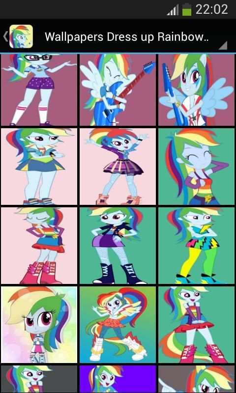 Live Wallpapers Rainbow Dash скриншот 2