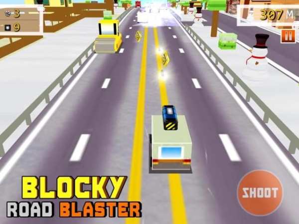 Blocky Road Blaster -Wild Race स्क्रीनशॉट 8