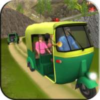 ikon Off road auto becak mengemudi