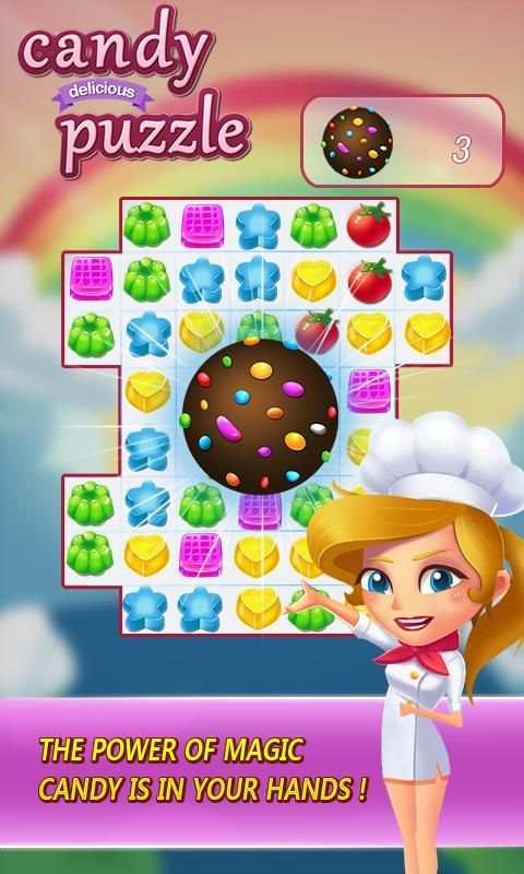 candy delicious puzzle screenshot 1