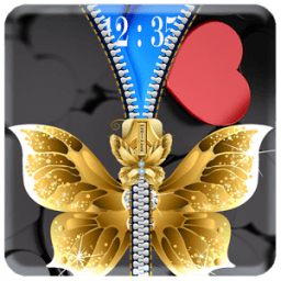 Cool ButterFly Zipper Lock icon