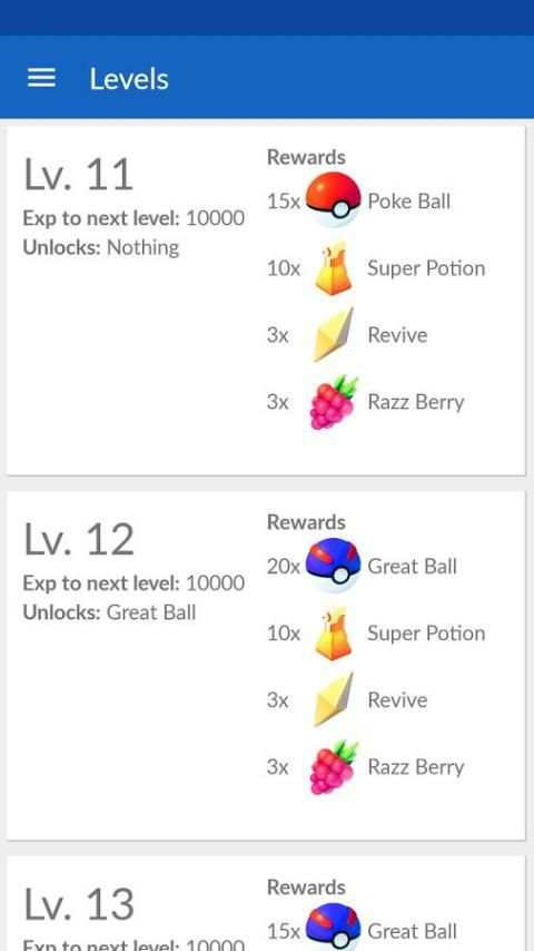 Companion app for Pokemon GO 1 تصوير الشاشة
