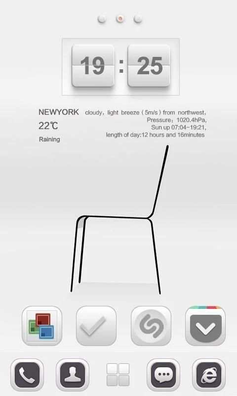 White Soul GO Launcher Theme screenshot 4