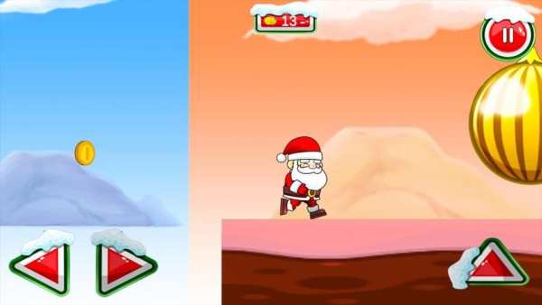 Santa Run Adventure : 3D Santa Claus Run स्क्रीनशॉट 1
