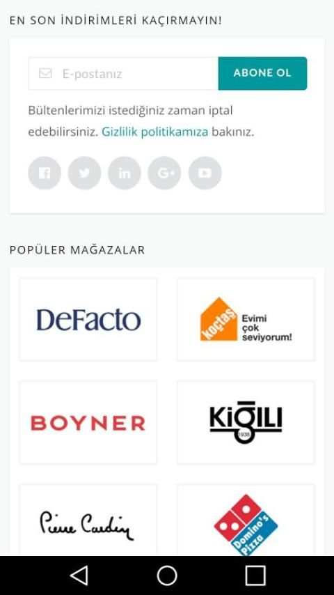 Kupon Kodu Bul скриншот 5