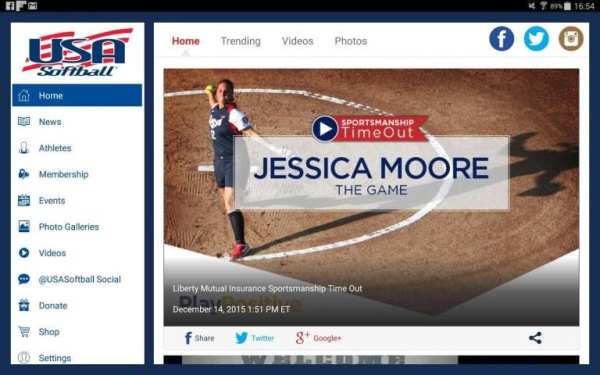 USA Softball Mobile App screenshot 3