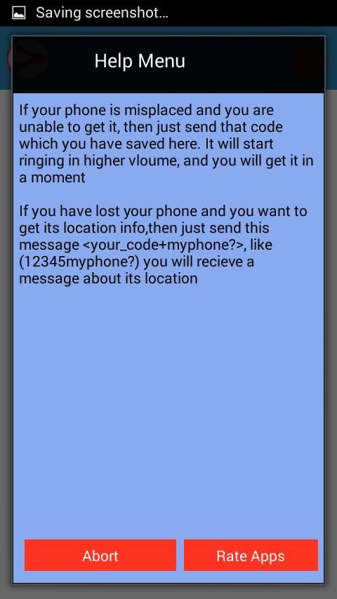 Misplaced Phone Tracker स्क्रीनशॉट 2