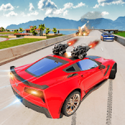 Monster traffic car shooting 2020 icon