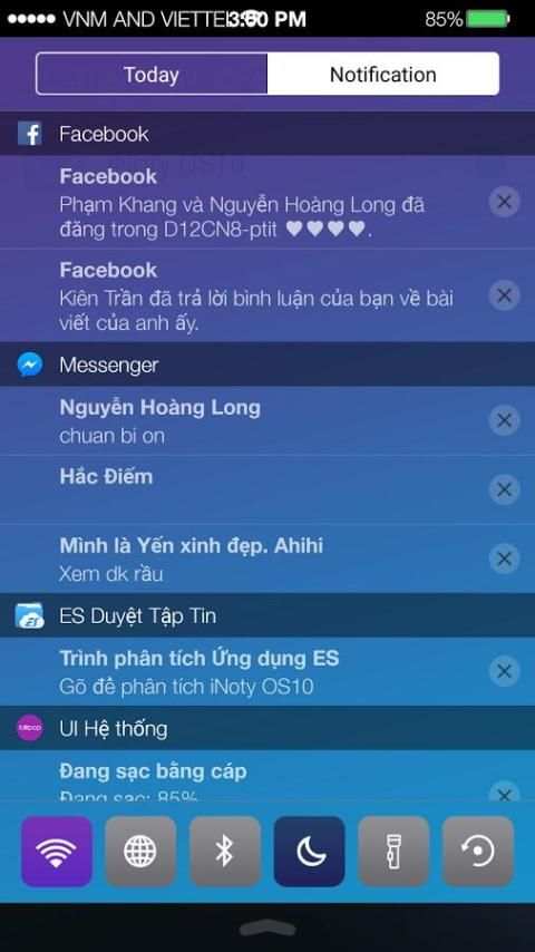 OS 10 iNotify - iNotification 4 تصوير الشاشة