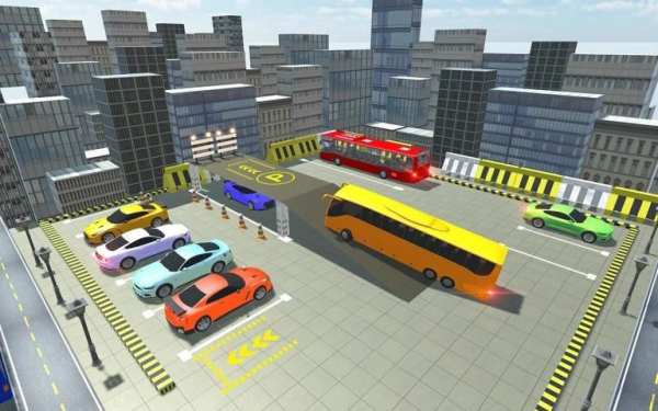 Modern Bus Game Simulator 2020 Luxury Bus Parking screenshot 3