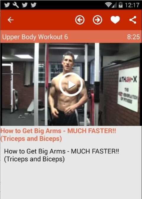 Upper Body Workout For Men скриншот 1