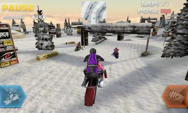 Snow Bike Racing screenshot 1