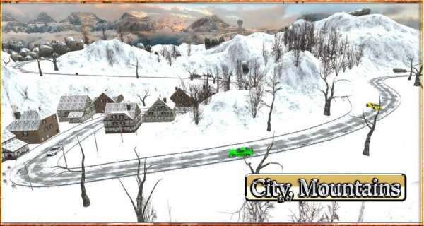 Driving Car In Snow screenshot 2