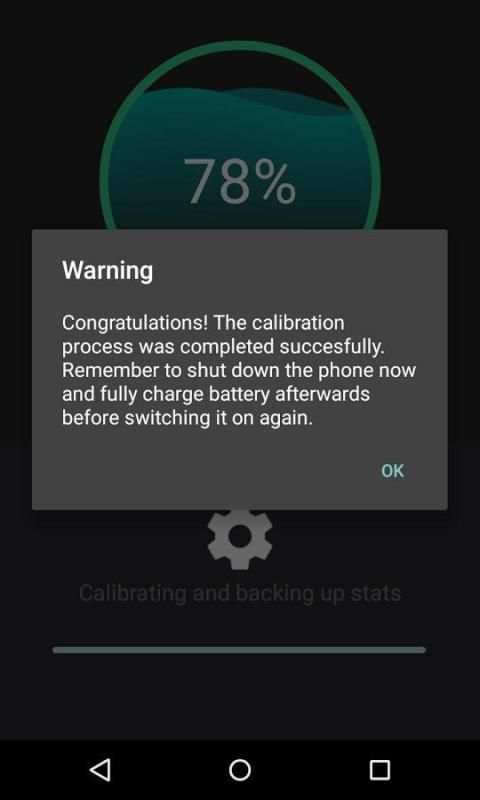 Fast battery calibrator 1 تصوير الشاشة