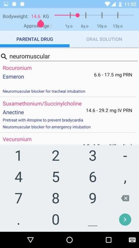 Pediatric Dosage Calculator screenshot 2