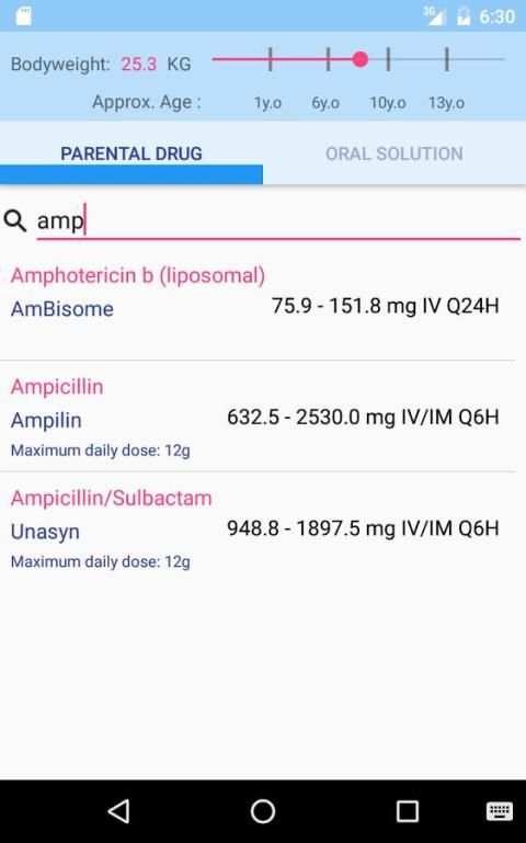Pediatric Dosage Calculator screenshot 4