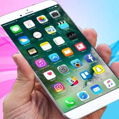 LAUNCHER THEME FOR IPHONE 7 स्क्रीनशॉट 1