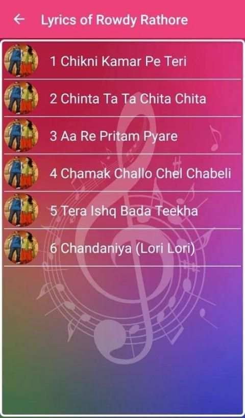 Rowdy Rathore Songs Lyrics screenshot 7