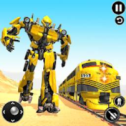 Futuristic Train Transforming Robot Games