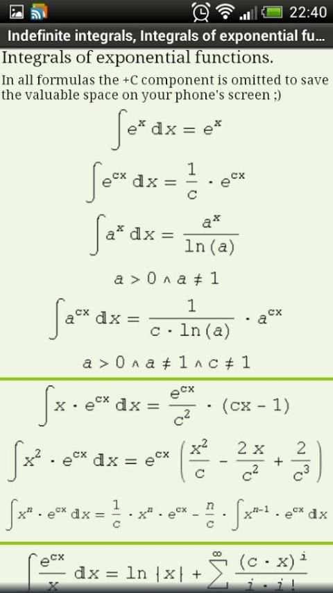 Math2 - mathematics integrals 5 تصوير الشاشة
