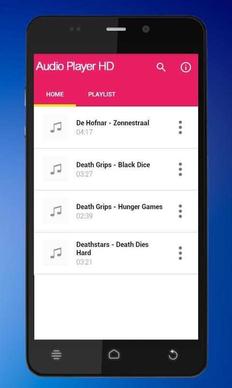 Audio Player HD скриншот 3