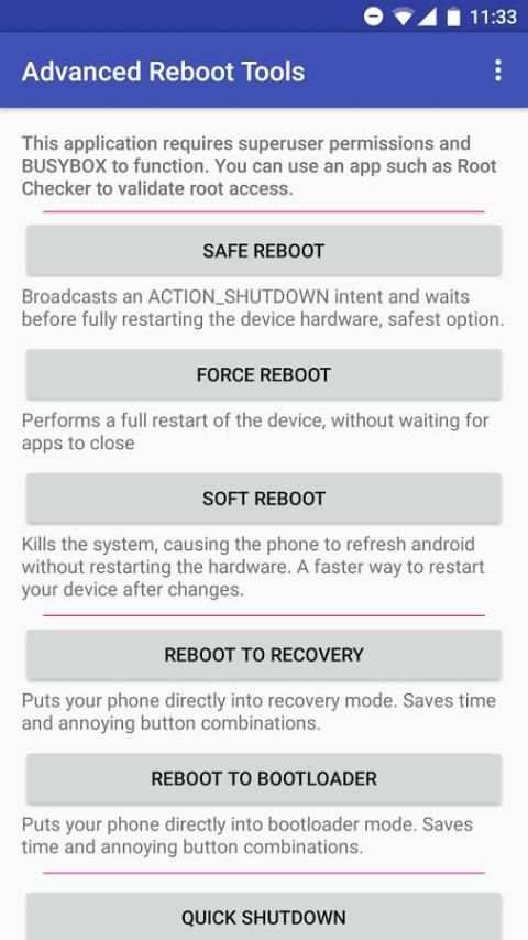 Advanced Reboot Tools [ROOT] स्क्रीनशॉट 2